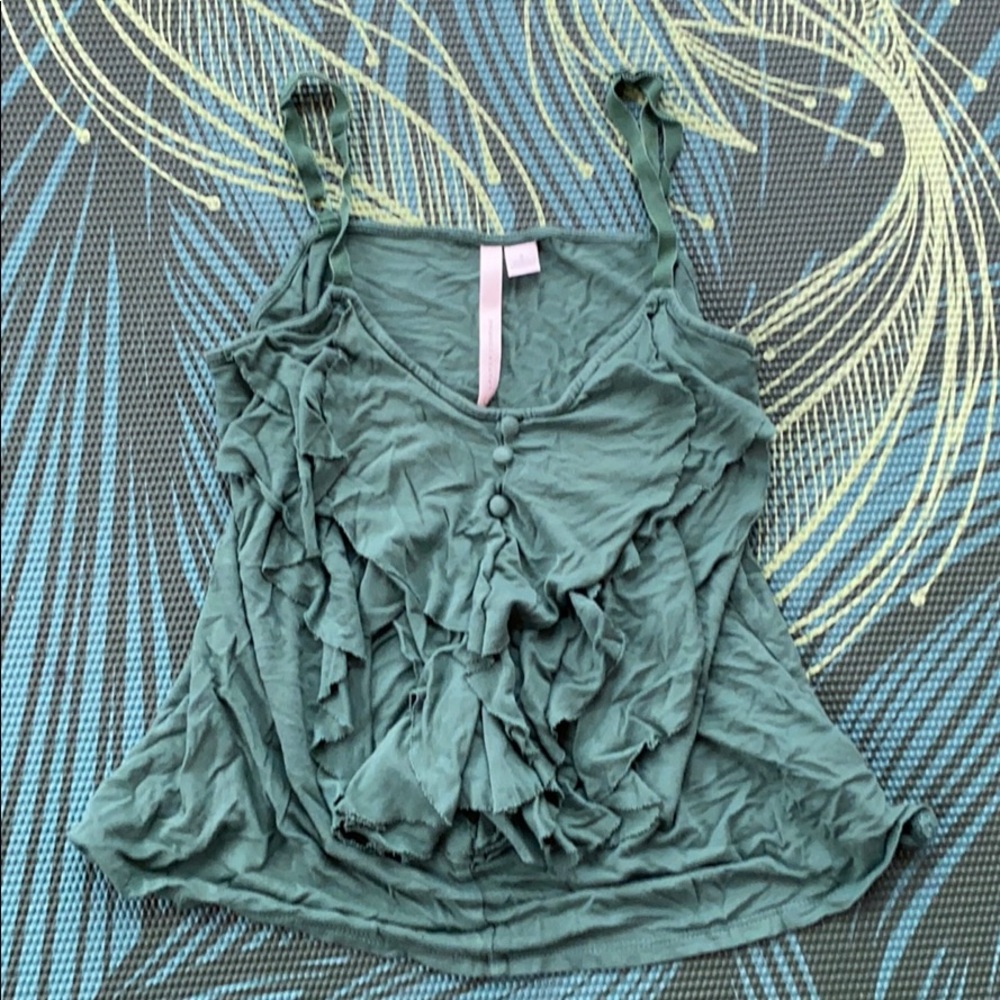 Lauren Conrad green tank top